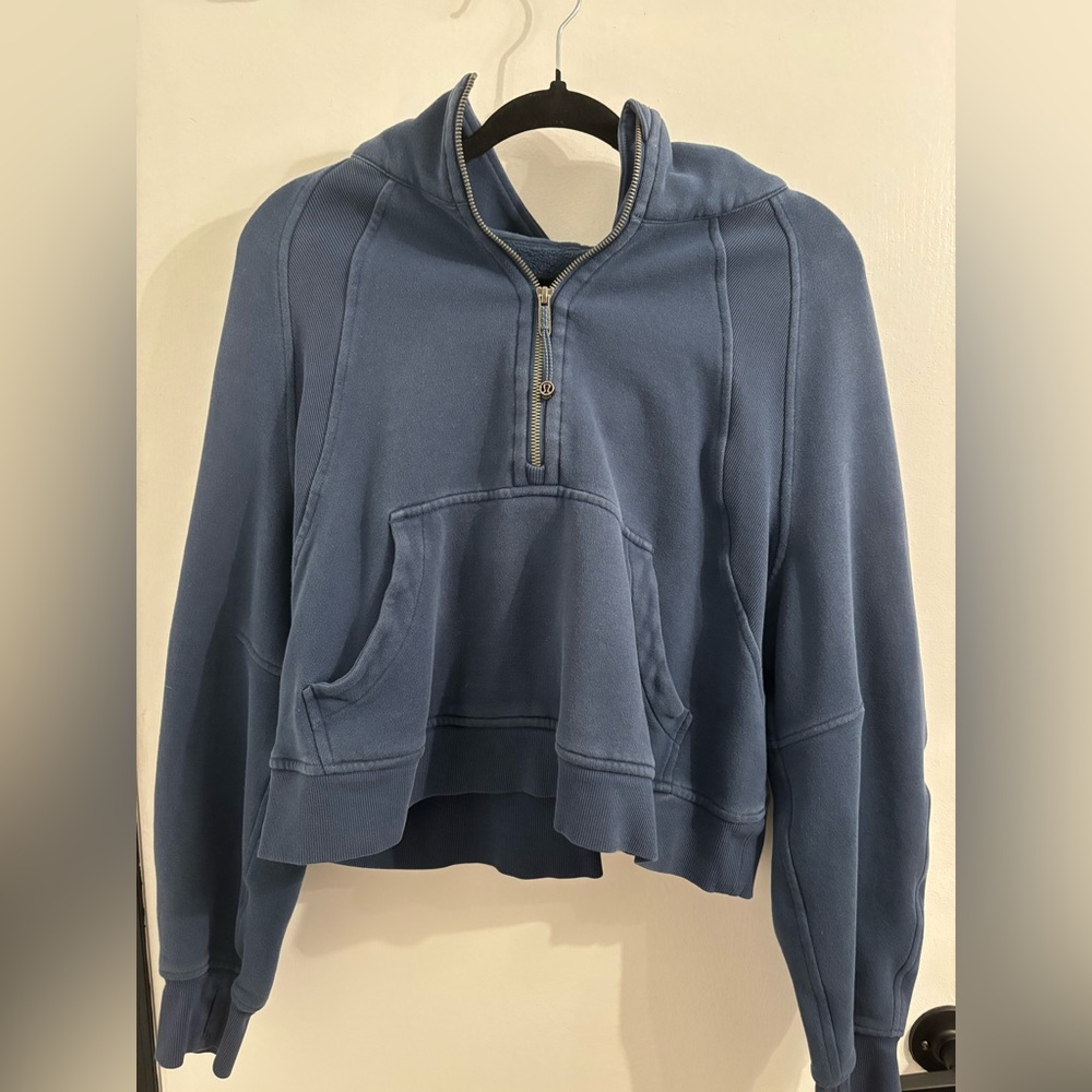 lululemon scuba oversized half zip hoodie